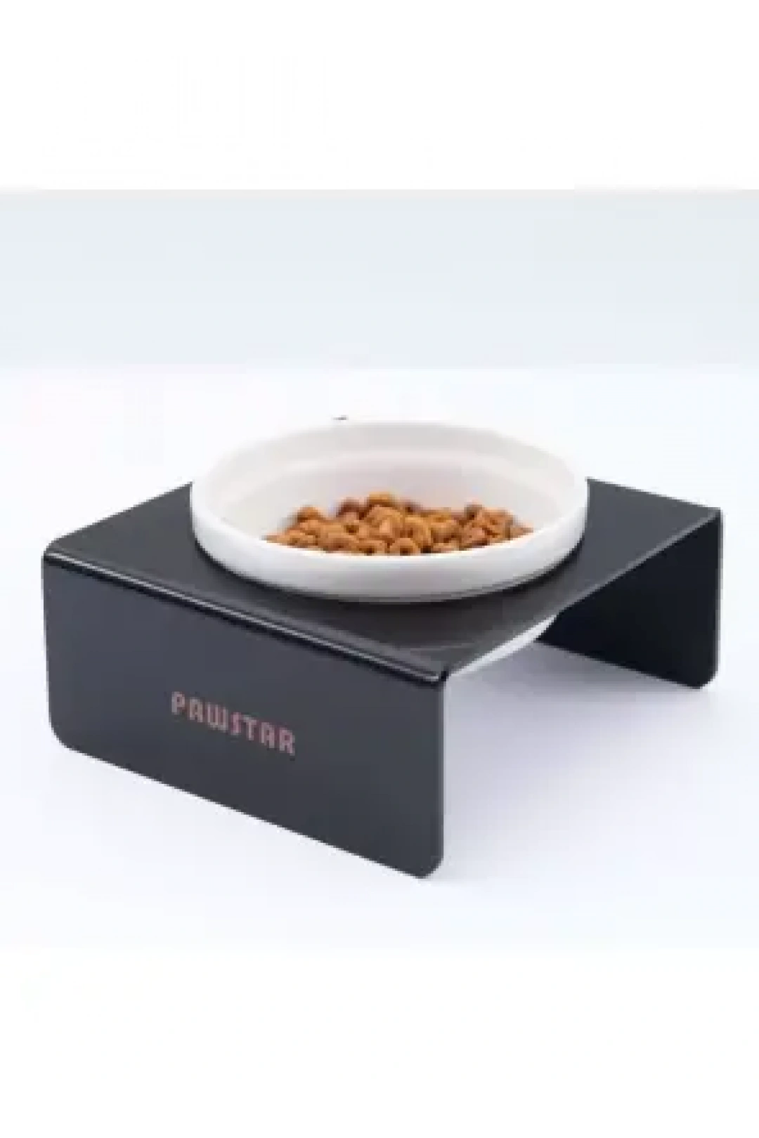 Paw Star Tekli Seramik-Pleksi Mama ve Su Kabı