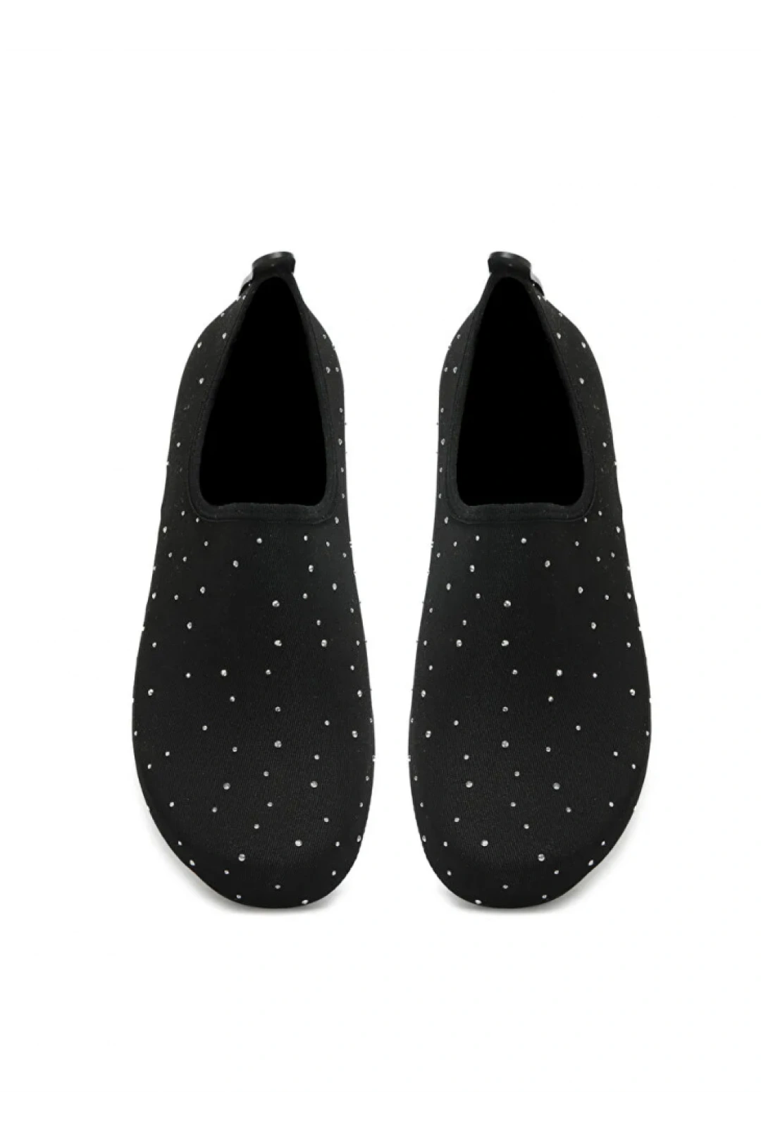 Peluche Kadın Deniz Ayakkabısı - Siyah Taş