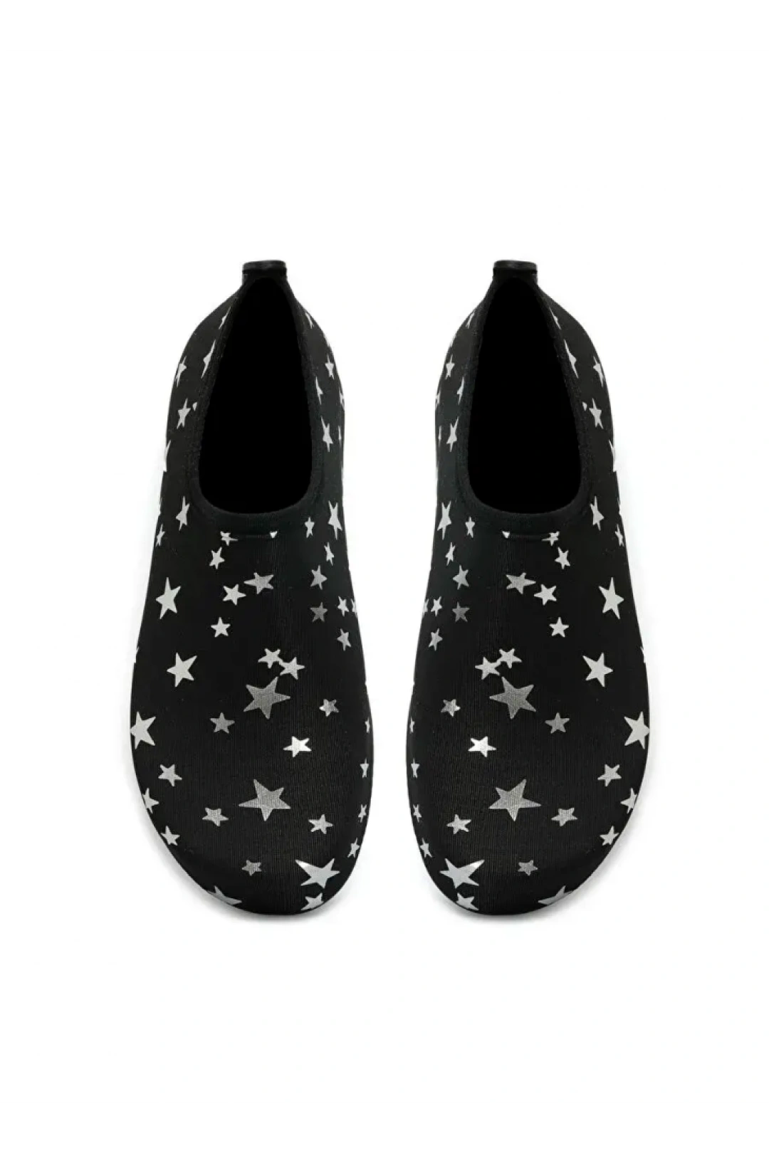 Peluche Kadın Deniz Ayakkabısı - Siyah Yıldız