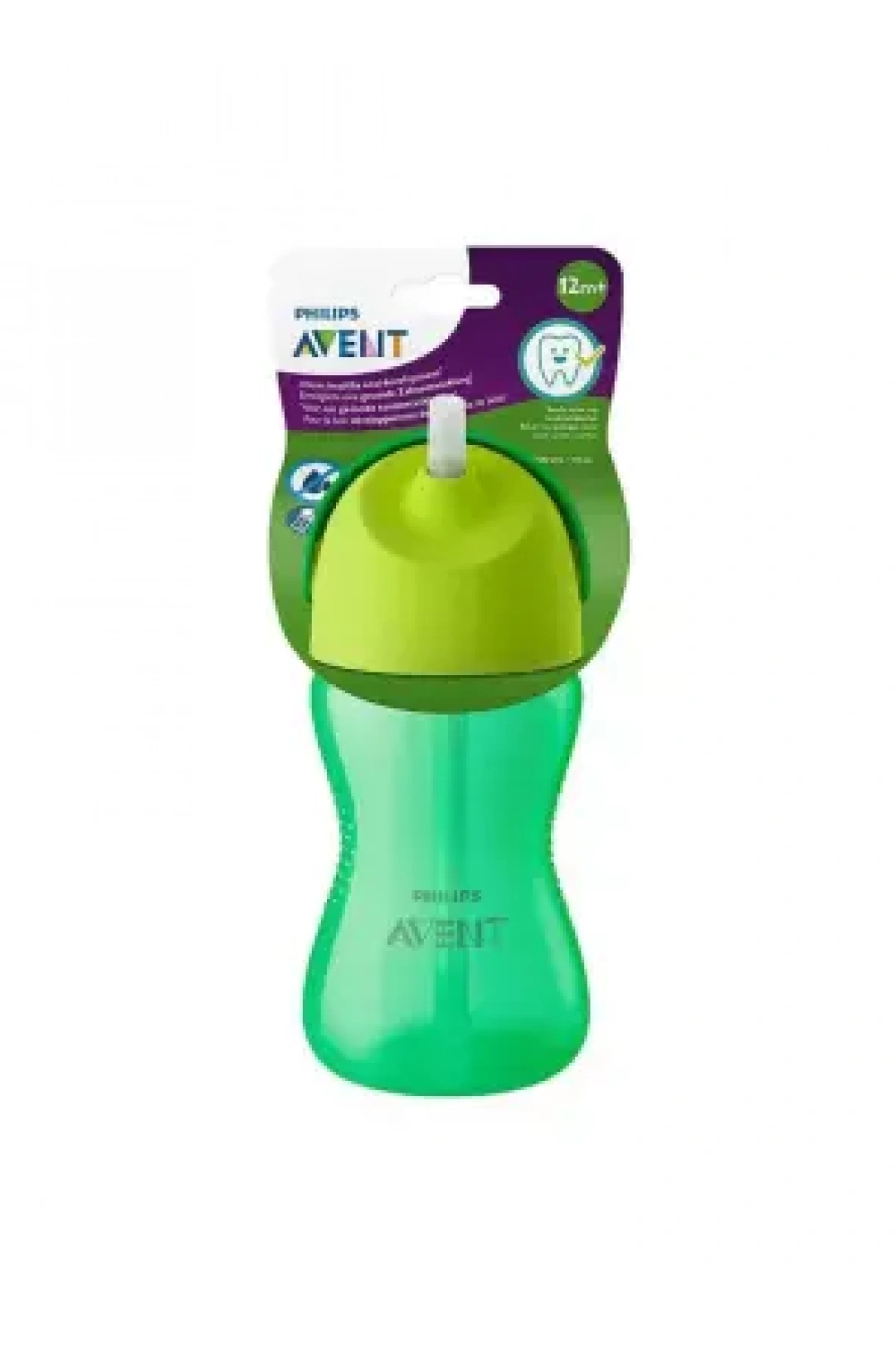 Philips Avent Pipetli Damlatmaz Bardak 300 ml - Erkek - SCF798/01 -