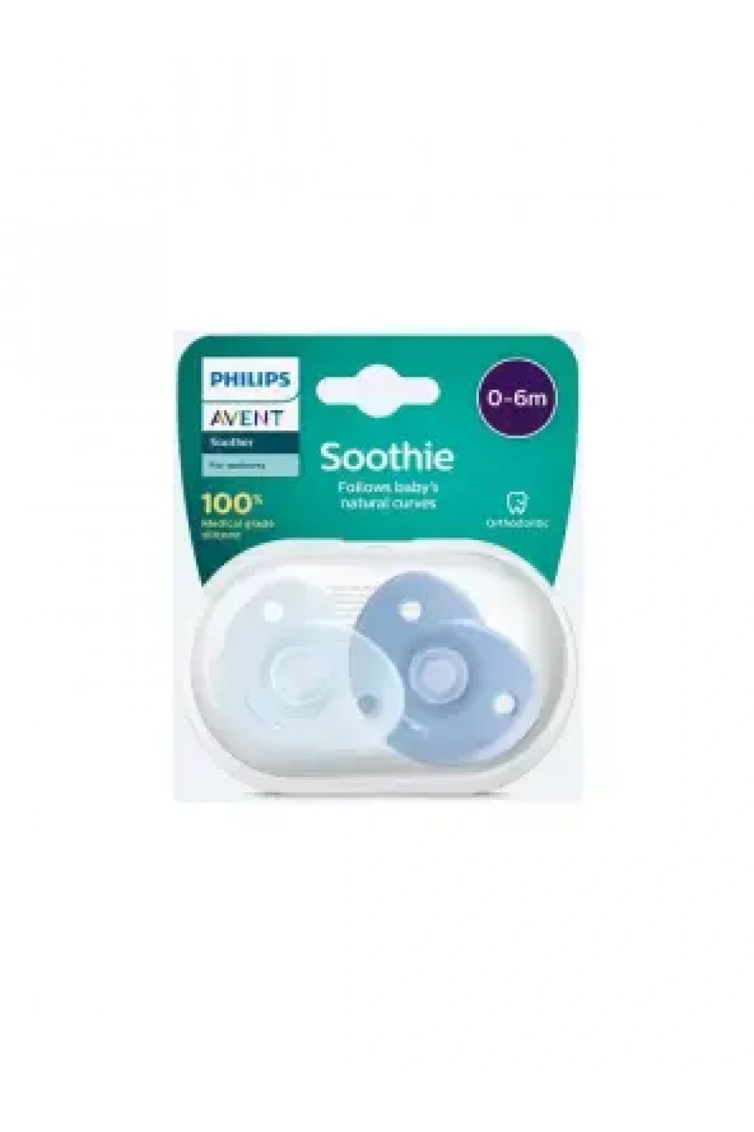 Philips Avent Soothie 2li Emzik - Erkek - SCF099/21 0-6 Ay