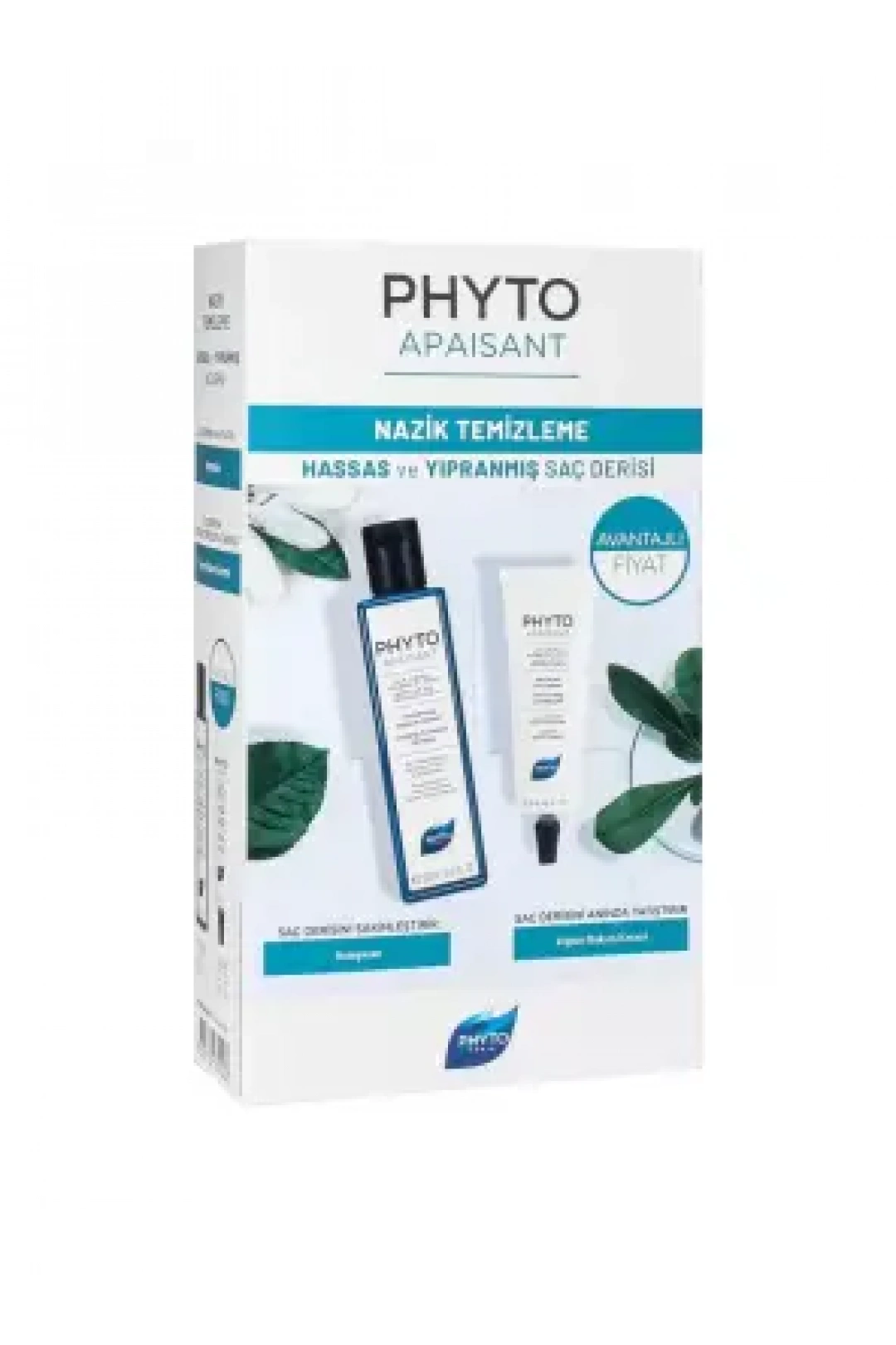 Phyto Apaisant Nazik Temizleme Saç Bakım Seti - Şampuan + Krem -