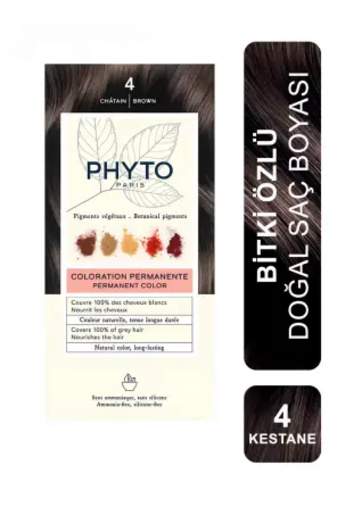 Phyto Color Bitkisel Saç Boyası - 4 Kestane