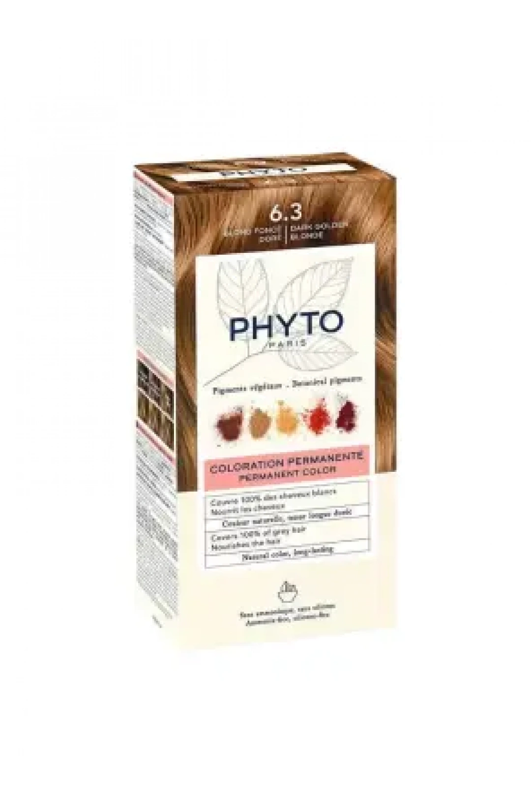 Phyto Color Bitkisel Saç Boyası 6.3 - Koyu Kumral Dore