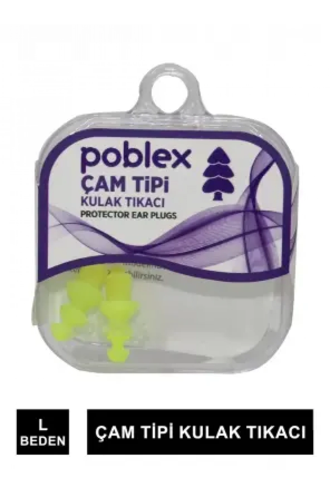 Poblex Çam Tipi Kulak Tıkacı - L -