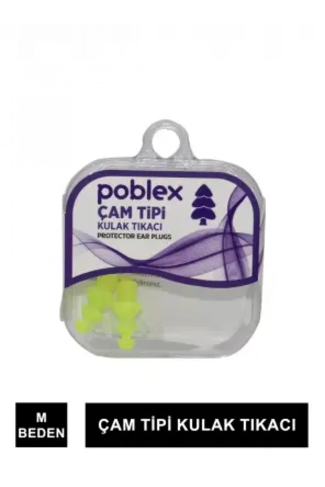 Poblex Çam Tipi Kulak Tıkacı - M -