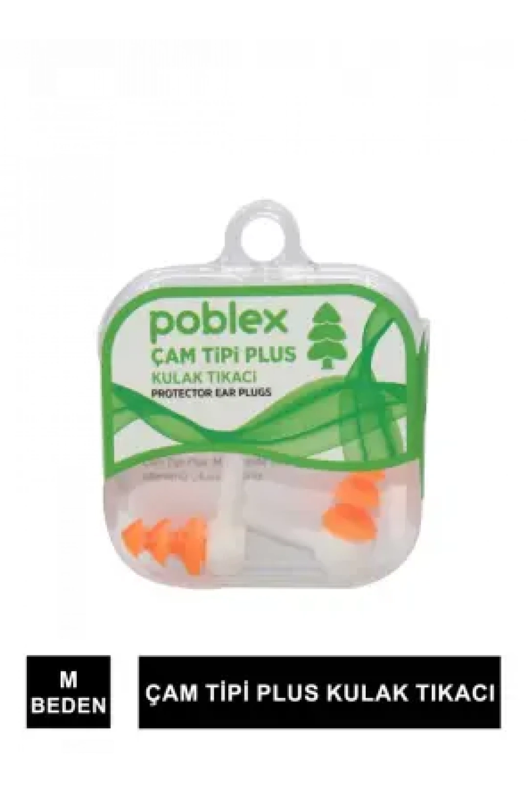 Poblex Çam Tipi Plus Kulak Tıkacı - M -