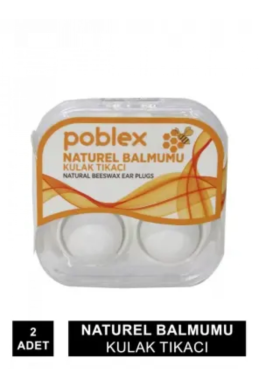 Poblex Natural Balmumu Kulak Tıkacı 2li