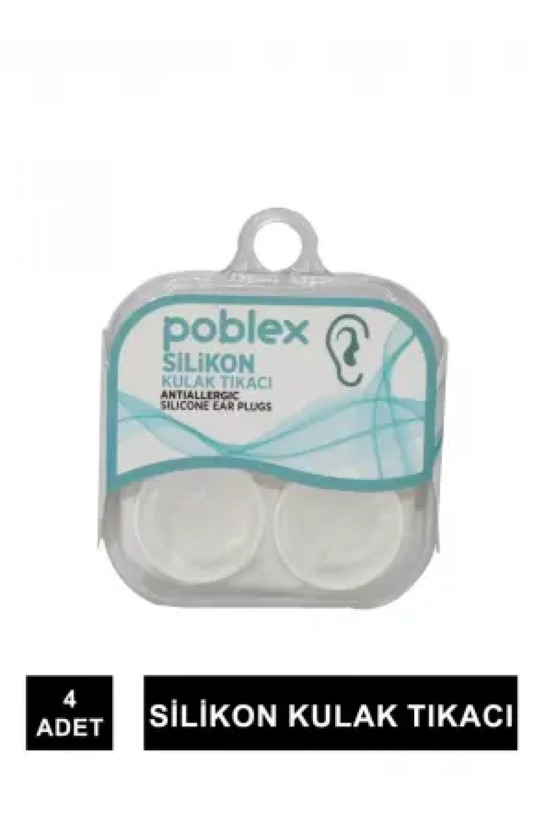 Poblex Silikon Kulak Tıkacı 4lü
