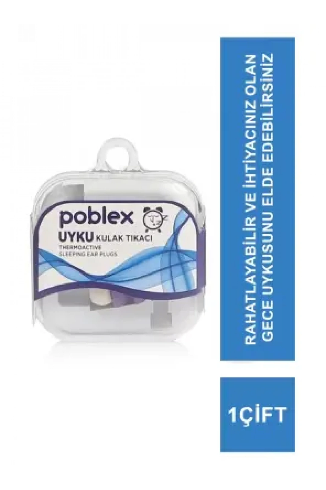 Poblex Uyku Kulak Tıkacı Thermoactive 1 Çift - Beden:L - Kutulu