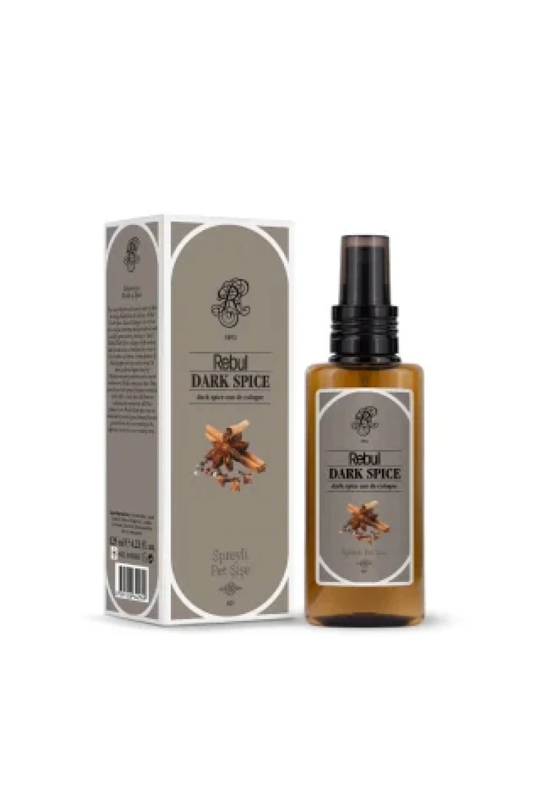 Rebul Dark Spice Spreyli Pet Şişe Kolonya 125 ml