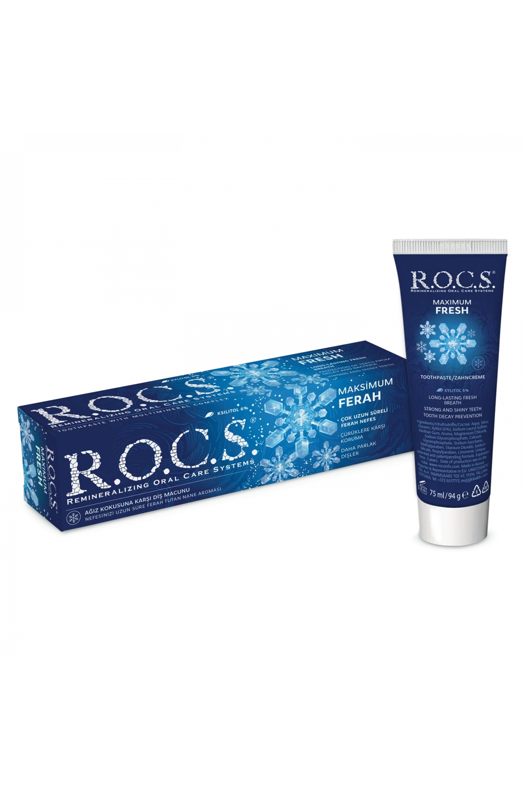 Rocs Maximum Fresh Diş Macunu 75 ml