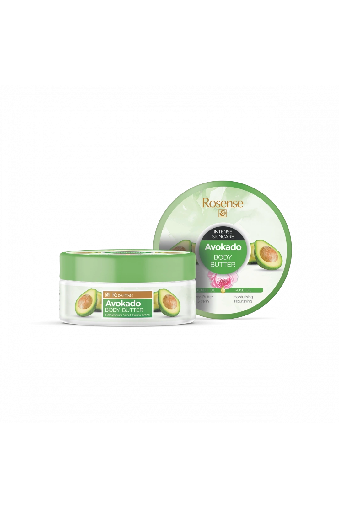 Rosense Avokado Body Butter - Nemlendirici Vücut Bakım Kremi - 150 ml