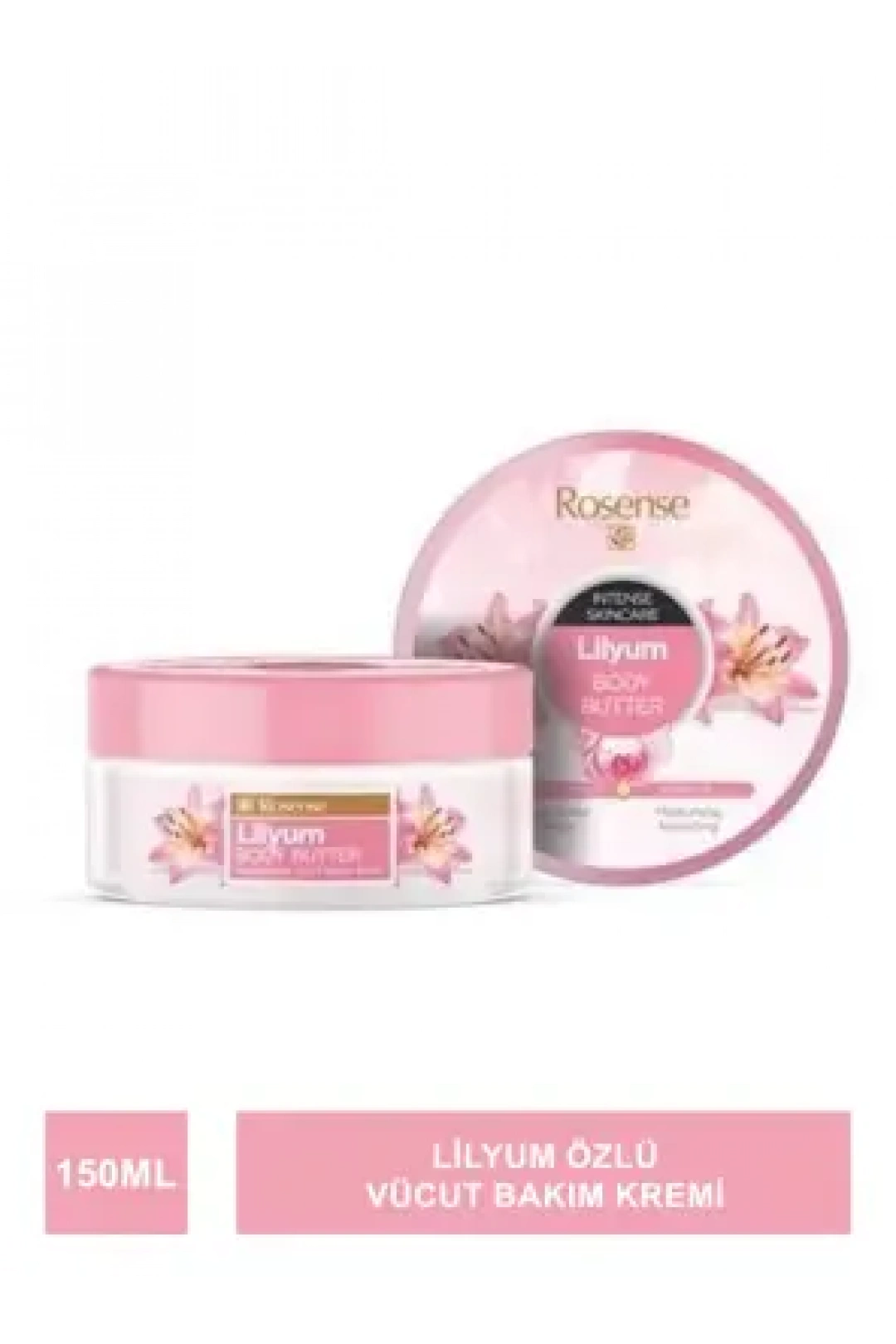 Rosense Lilyum Body Butter - Nemlendirici Vücut Bakım Kremi - 150 ml