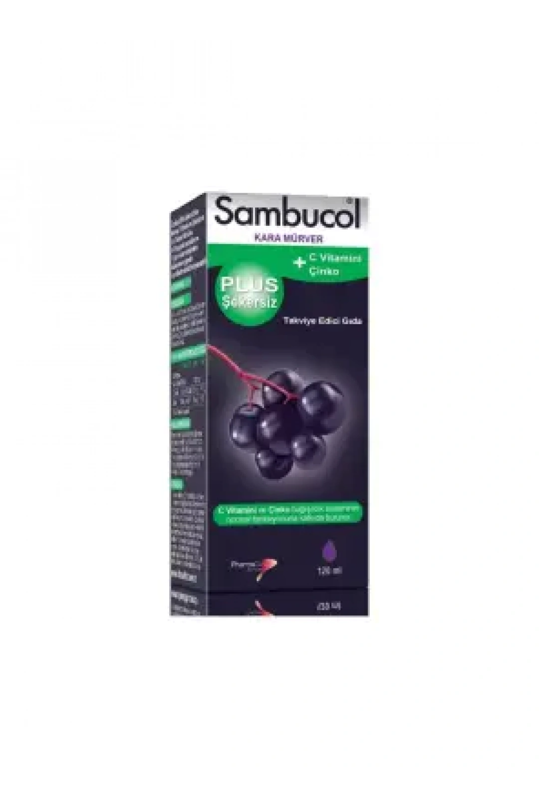 Sambucol Kara Mürver Plus Şekersiz 120ml