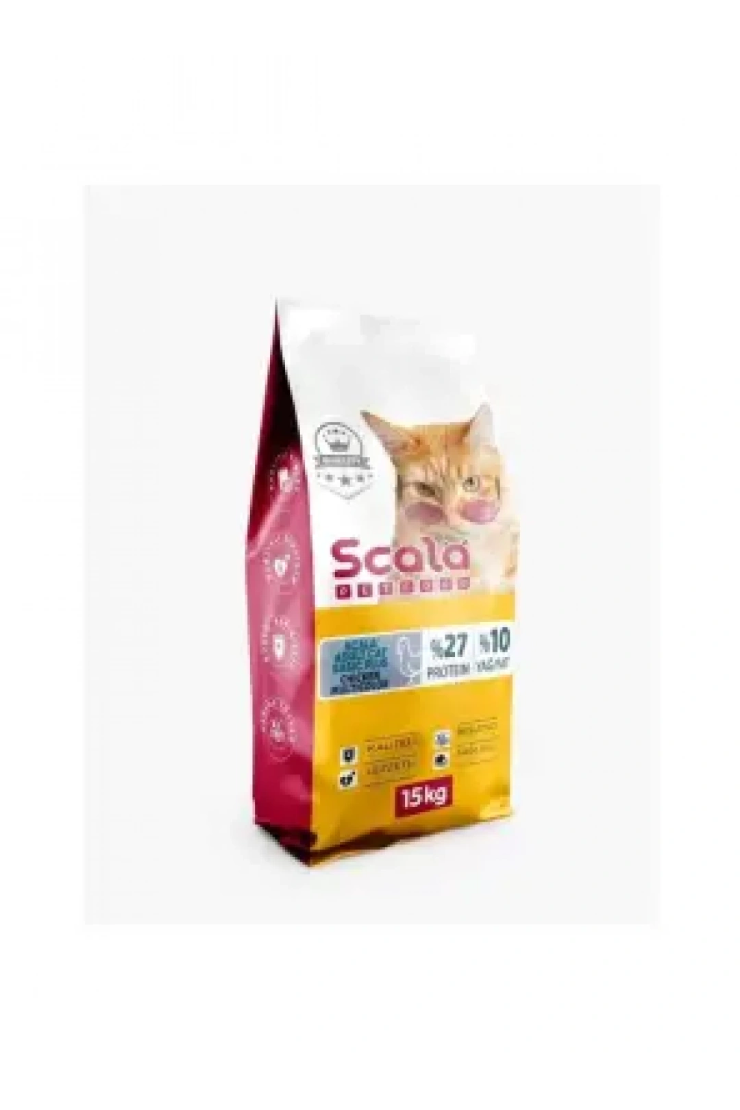 Scala Adult Cat Basıc Plus 27/10 MultiColor (Renkli Taneli) 15 Kg