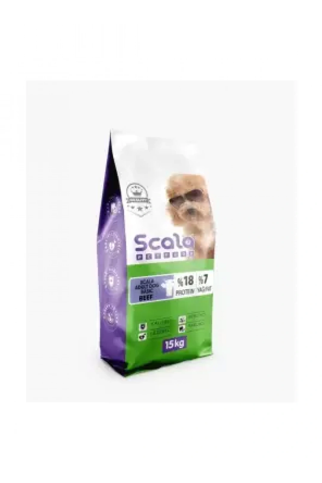 Scala Adult Dog Basıc 18/7 Beef 15 kg.