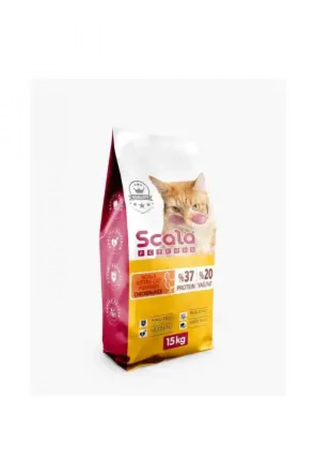 Scala Premium Kitten Chicken Cat Food 37/20 15 Kg