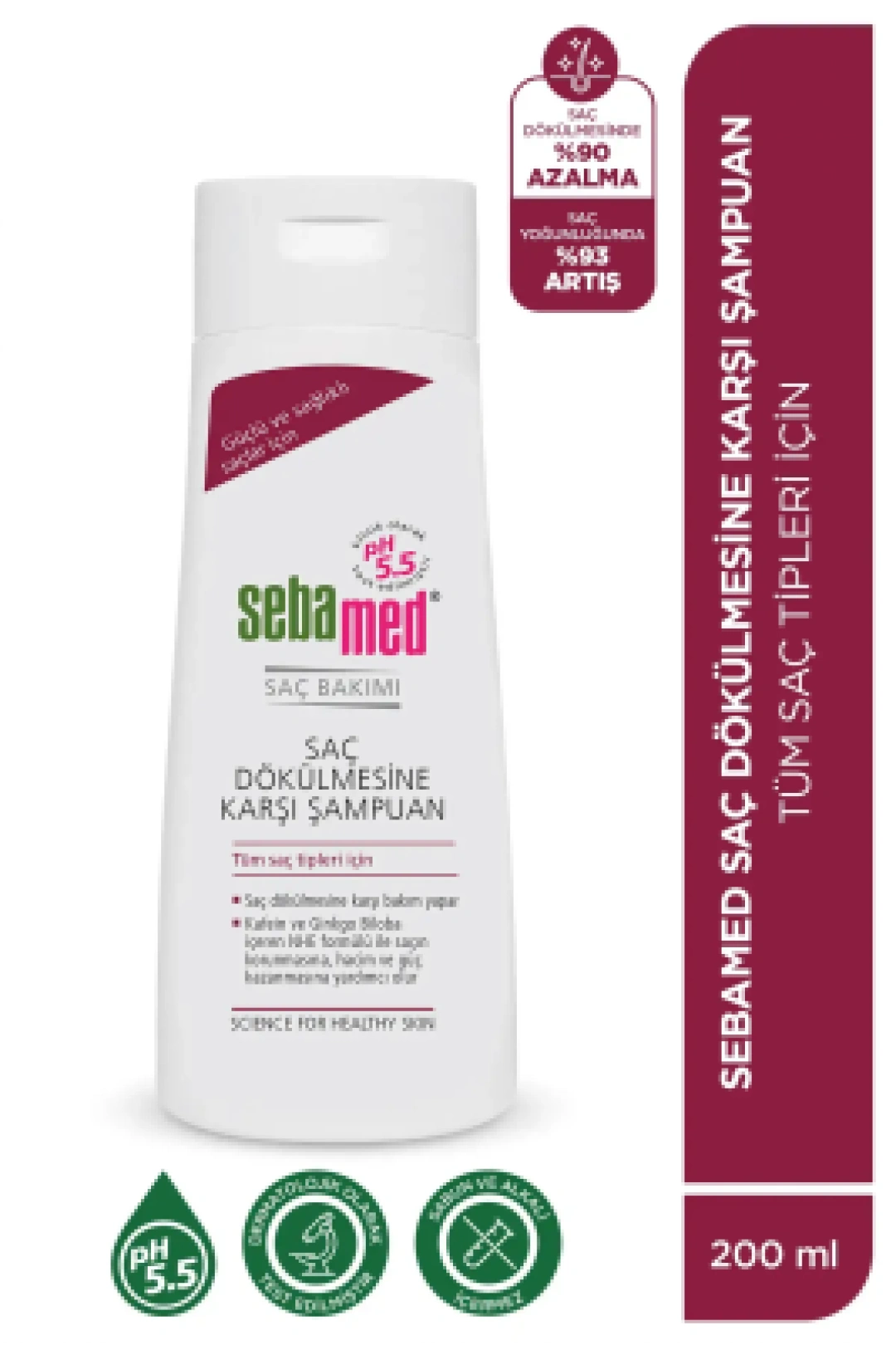 Sebamed Anti Hair Loss Saç Dökülmesine Karşı Şampuan 200 ml