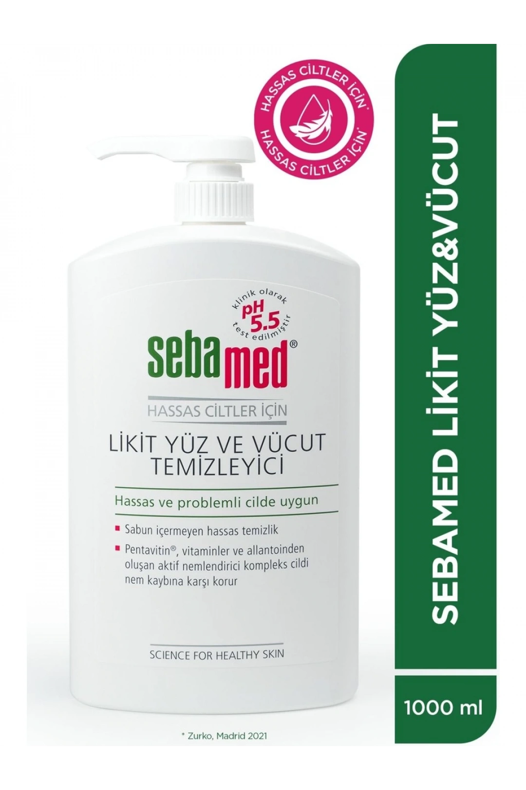 Sebamed Likit Yüz ve Cilt Temizleme Jeli 1000ml