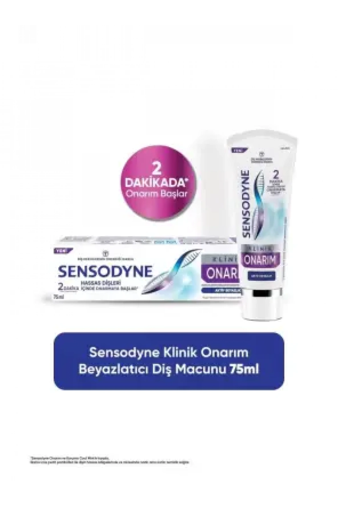 Sensodyne Klinik Onarım Aktif Beyazlık Diş Macunu 75ml