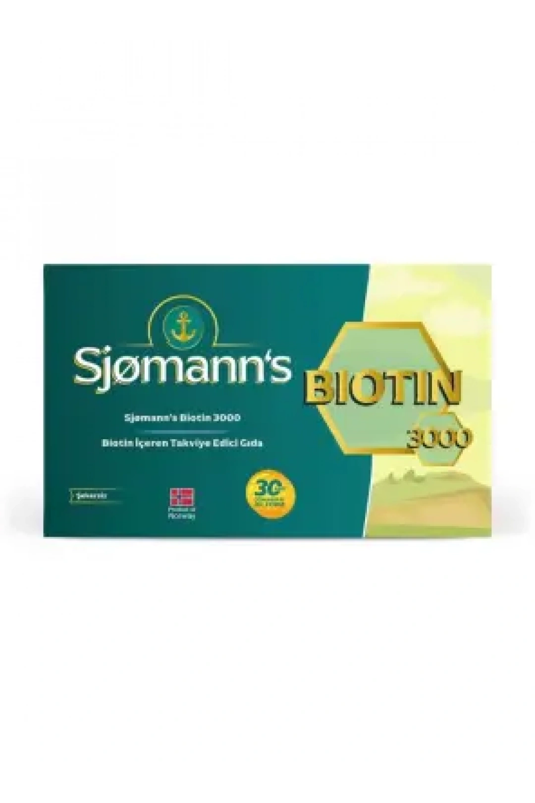 Sjomanns Biotin 3000mg 30 Çiğnenebilir Jel Tablet