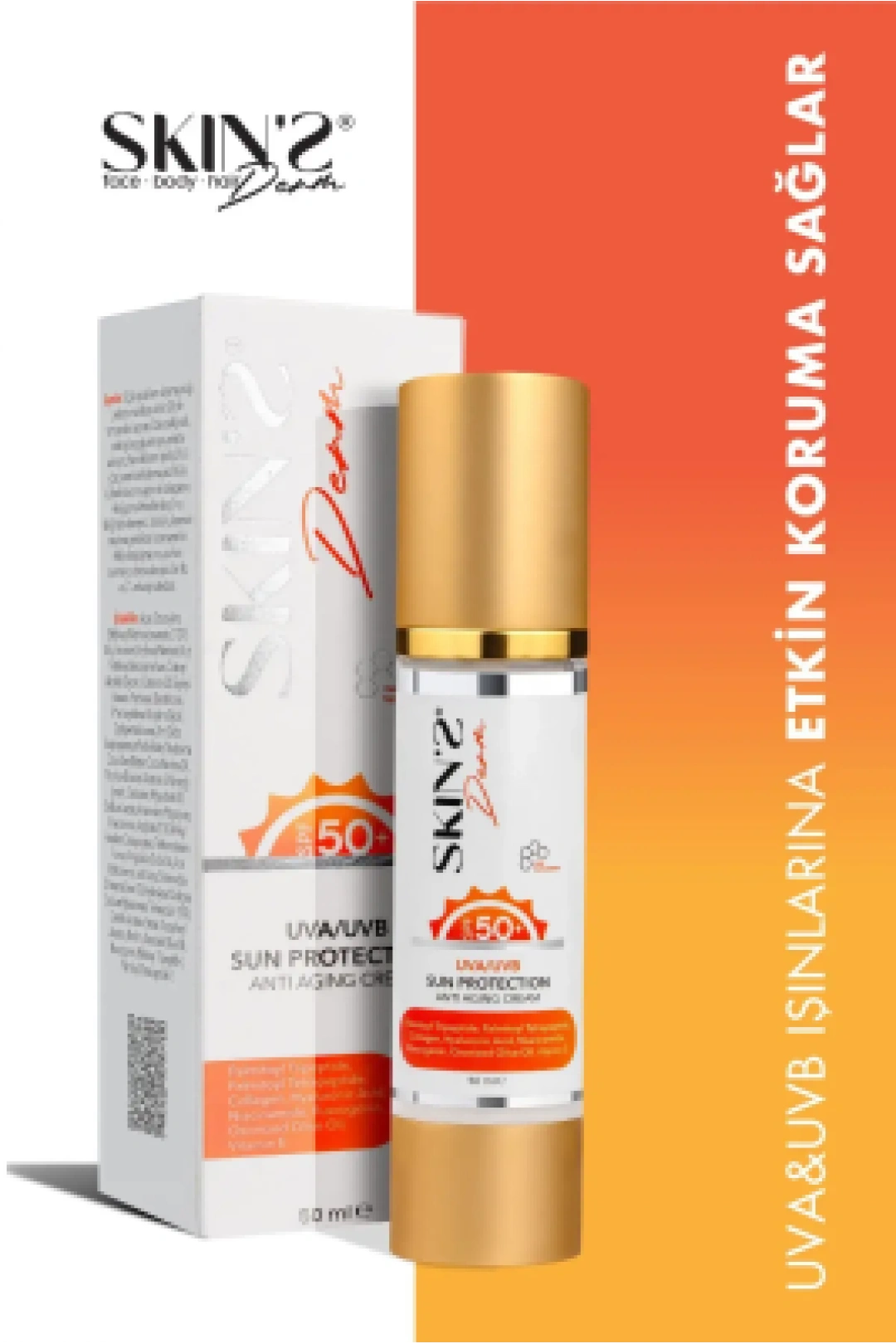 Skins Derm Spf50+ Sun Protection Angi Aging Cream 50 ml