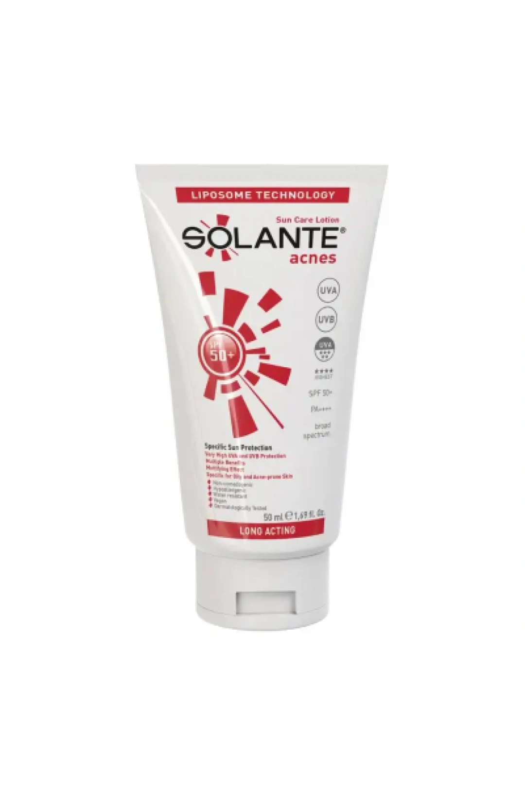 Solante Acnes SPF 50+ Losyon 50 ml
