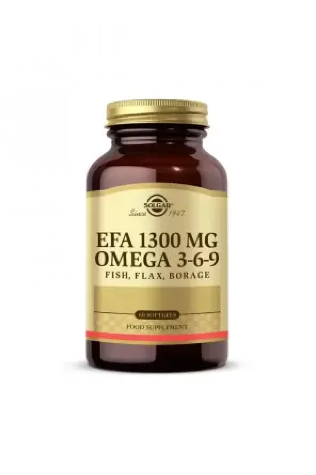 Solgar EFA 1300 mg Omega 3-6-9 60 Yumuşak Jelatinli Kapsül