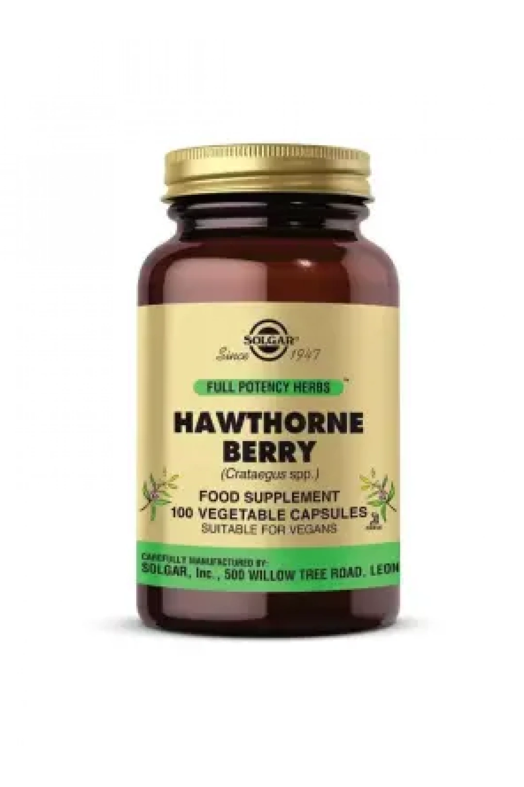 Solgar Hawthorne Berry 100 Kapsül