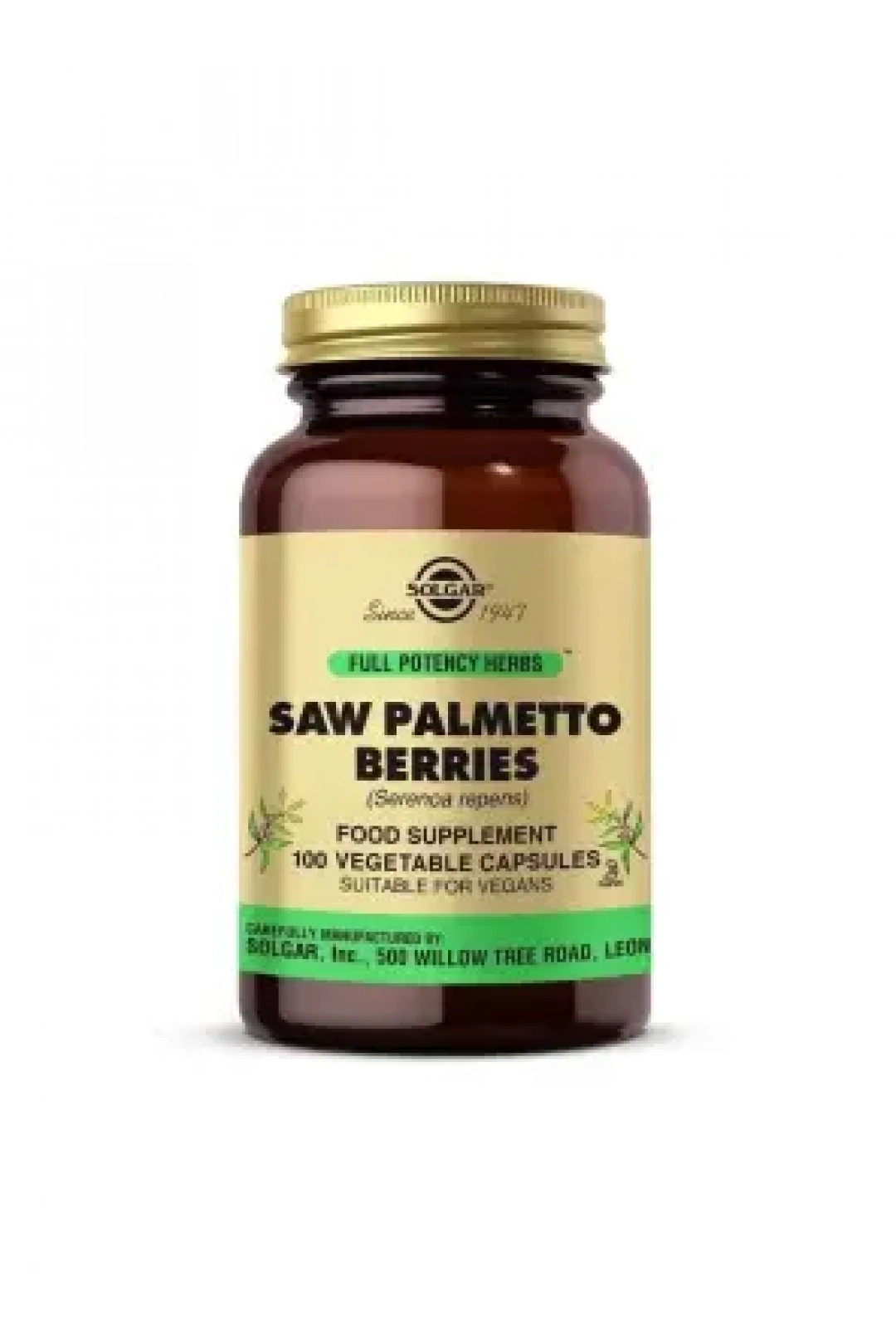 Solgar Saw Palmetto Berries 100 Kapsül