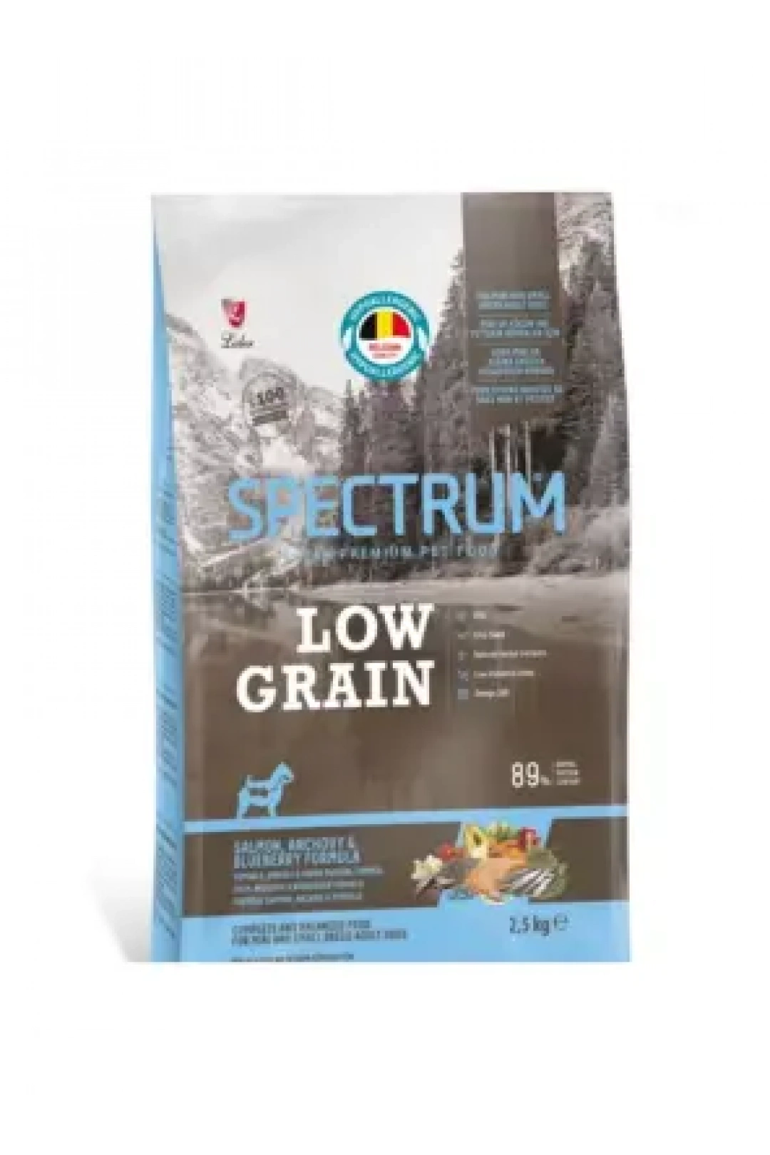 Spectrum Low Graın Salmon&Anchovy Formula for Mını Dog 2,5 Kg