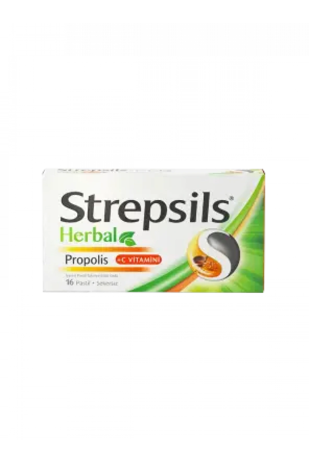 Strepsils Herbal Propolis+C Vitamini 16 Pastil