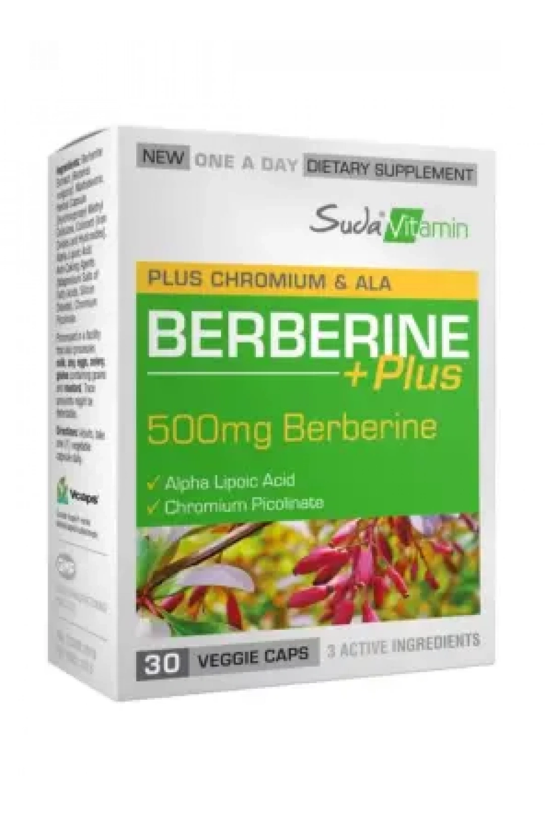 Suda Vitamin Berberine Plus 30 Kapsül