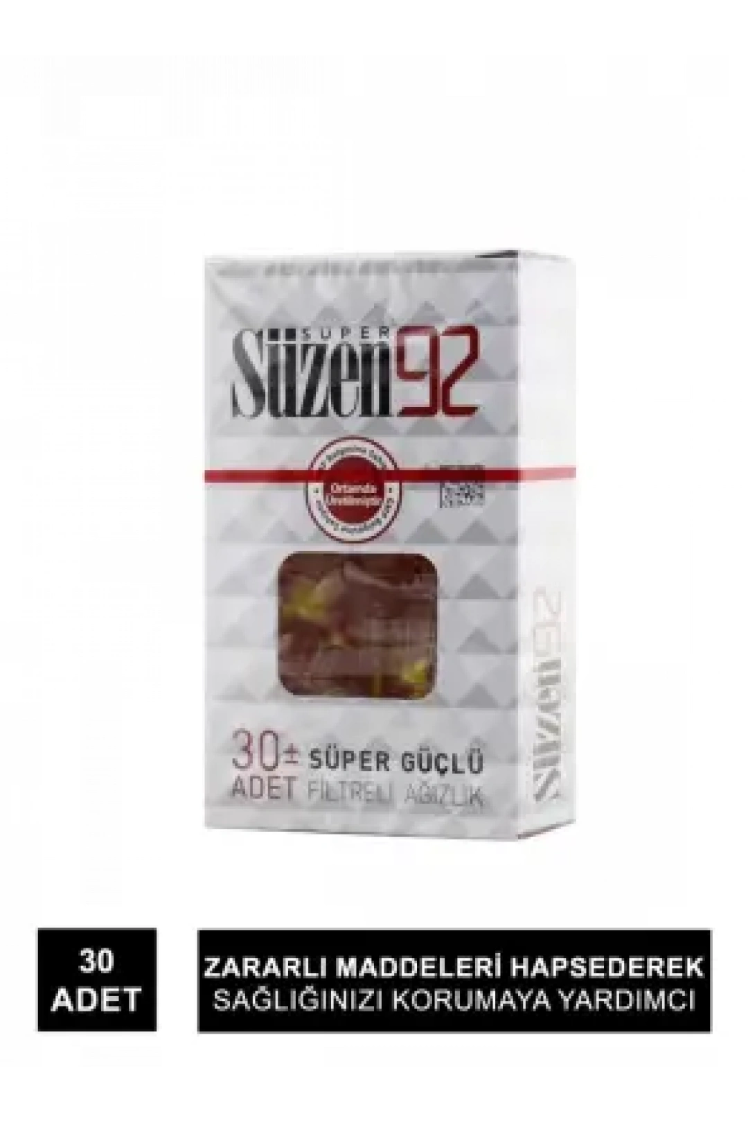 Süper Süzen 92 Filtreli Ağızlık 30 Adet