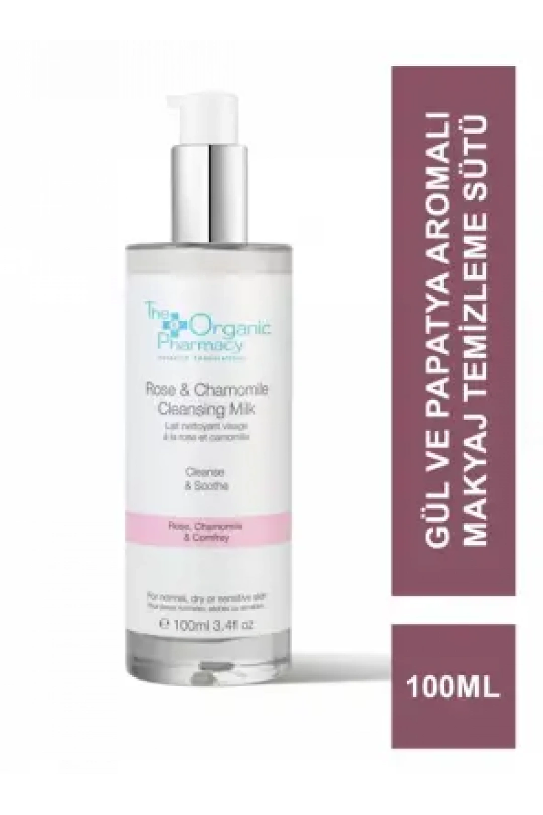 The Organic Pharmacy Rose & Chamomile Cleansing Milk 100ml
