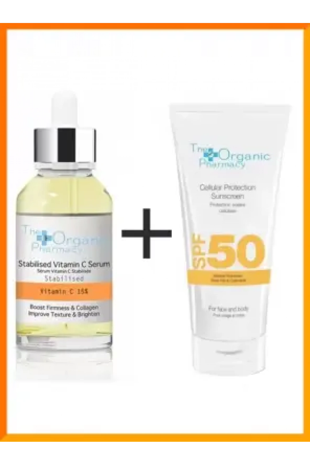 The Organic Pharmacy Spf50+ Güneş Kremi + Vit. C Serum Kofre