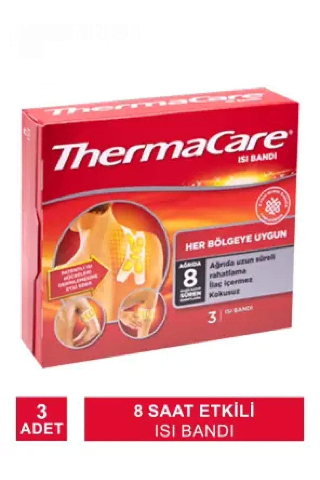 ThermaCare Her Bölgeye Uygun Isı Bandı 3 Adet
