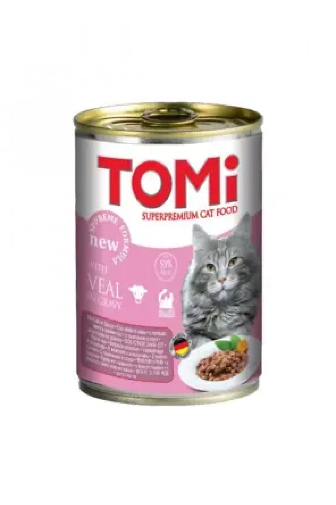 Tomi Dana Etli Gravy Soslu Kedi Konservesi 400 Gr