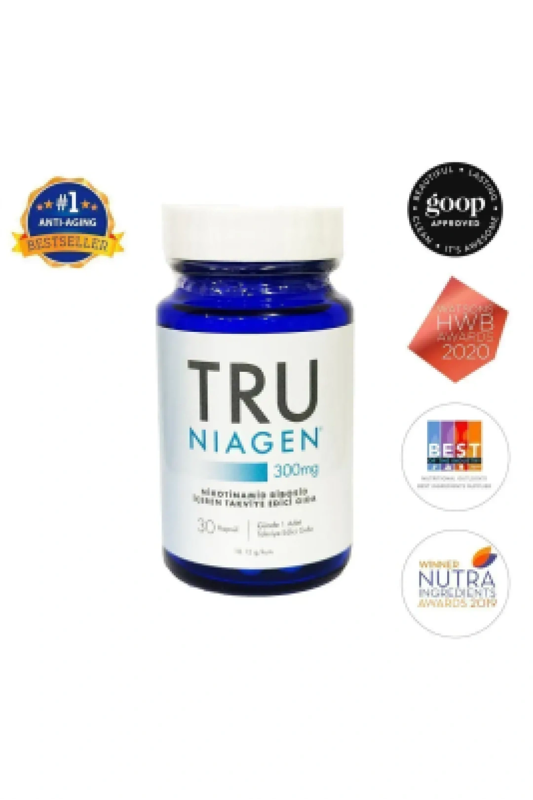 Tru Niagen 300mg 30 Kapsül