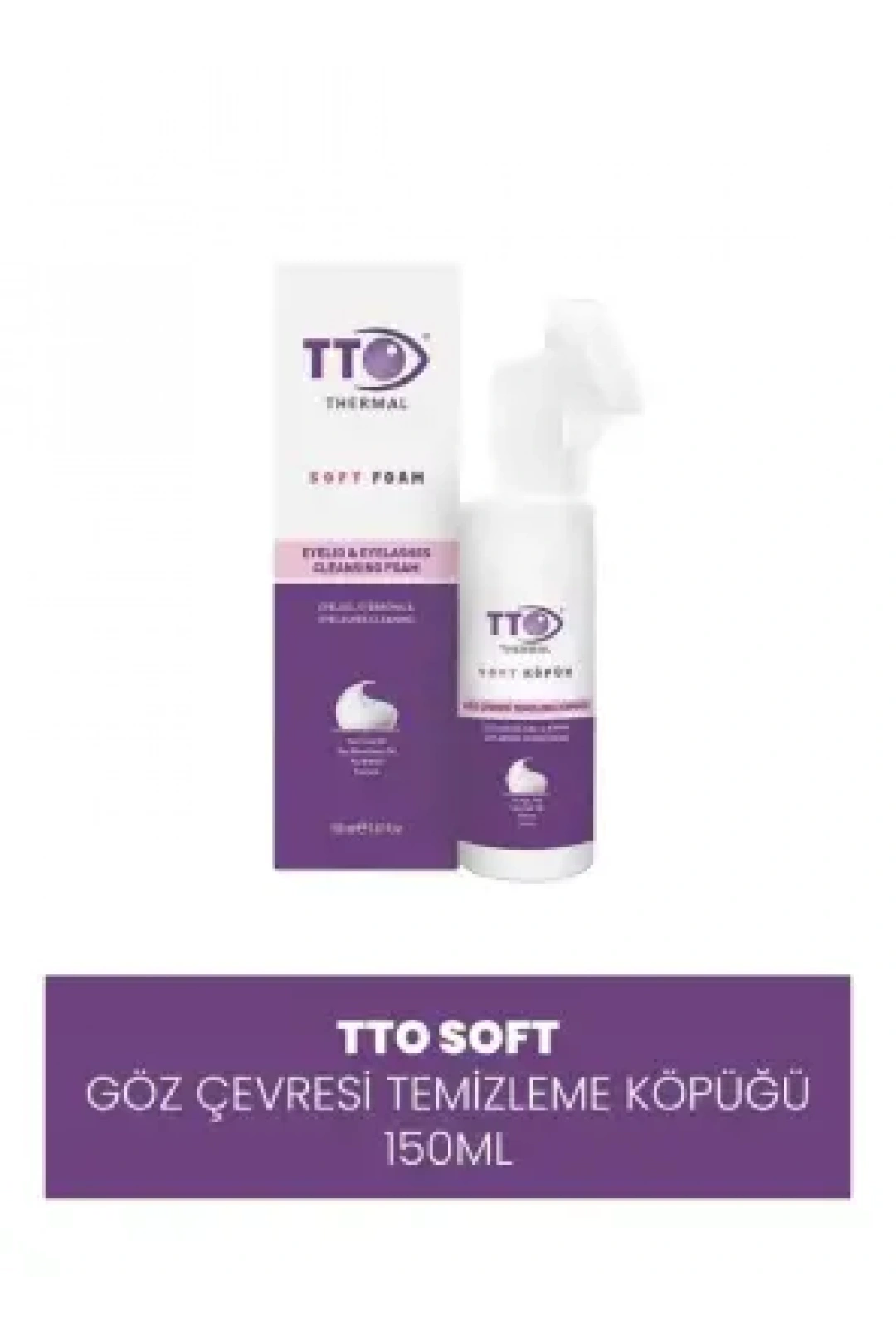 TTO Soft Göz Çevresi Temizleme Köpüğü 150ml