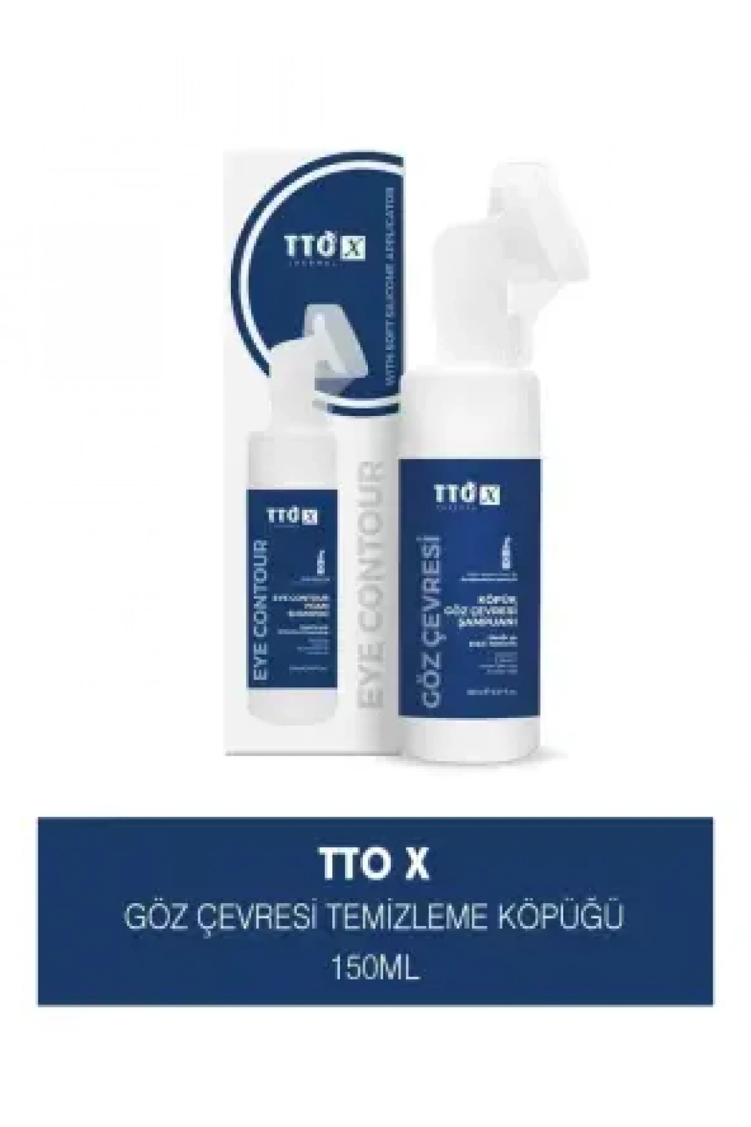 TTO X Aplikatörlü Köpük Göz Çevresi Şampuanı 150ml