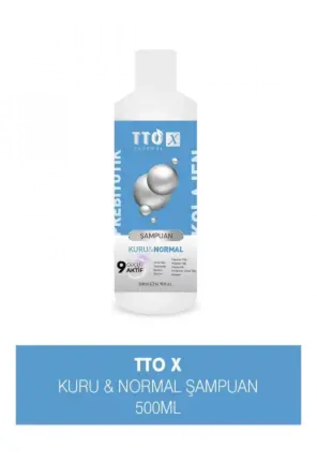 TTO X Kolajen ve Prebiyotik Kuru & Normal Saçlar Şampuan 500ml
