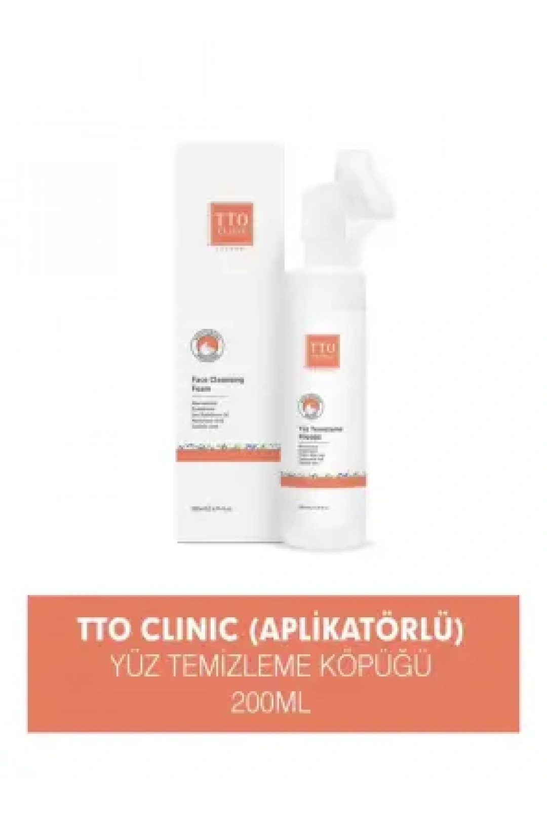TTO Yüz Temizleme Köpüğü ( Aplikatörlü ) 200 ml