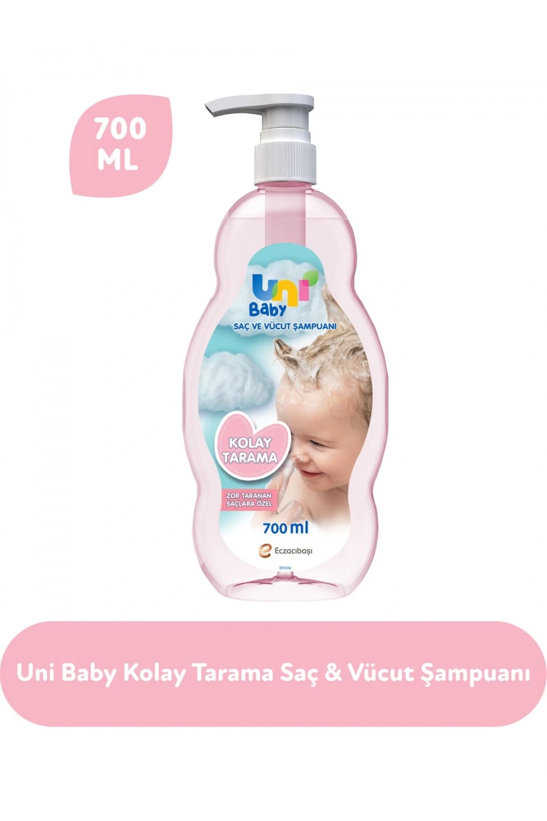 Uni Baby Kolay Tarama Saç ve Vücut Şampuanı 700 ml