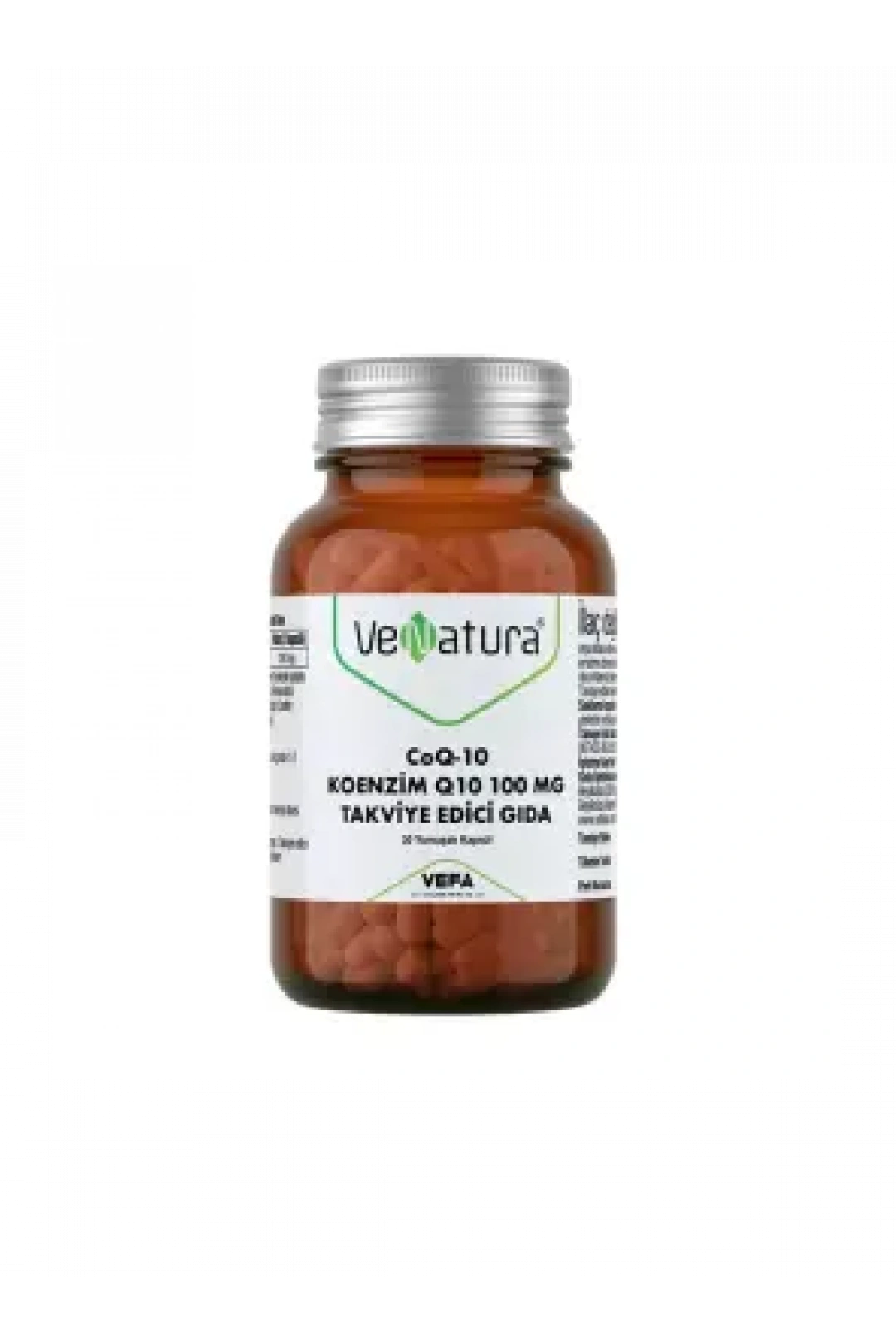 Venatura CoQ-10 Koenzim Q10 100 mg Takviye Edici Gıda 30 Kapsül