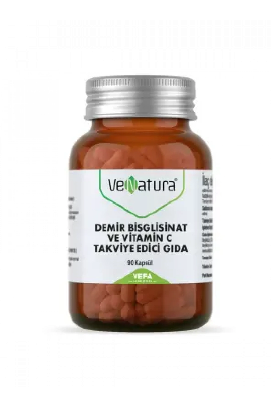 VeNatura Demir Bisglisinat ve Vitamin C 90 Kapsül