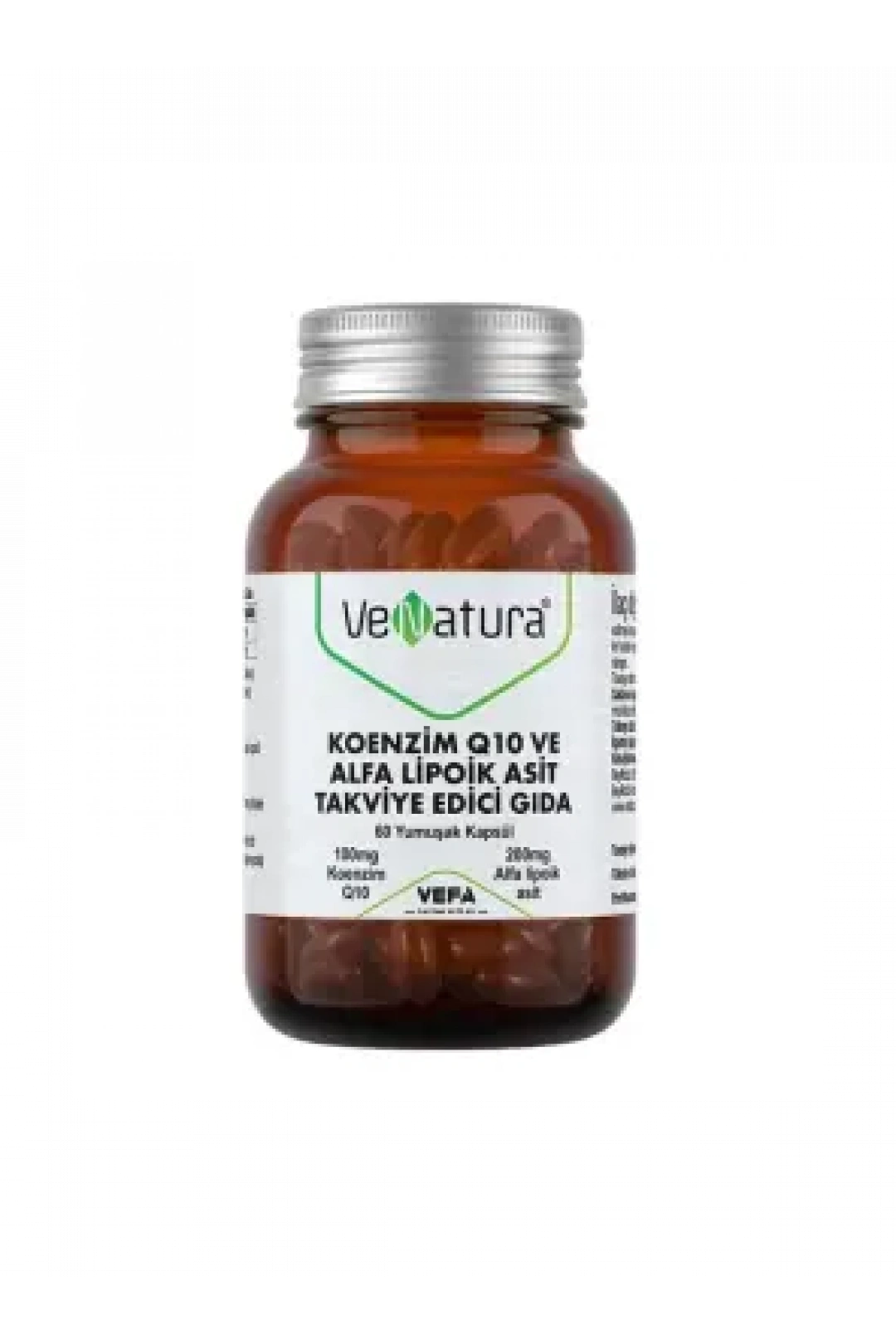 VeNatura Koenzim Q10 ve Alfa Lipoik Asit 60 Yumuşak Kapsül