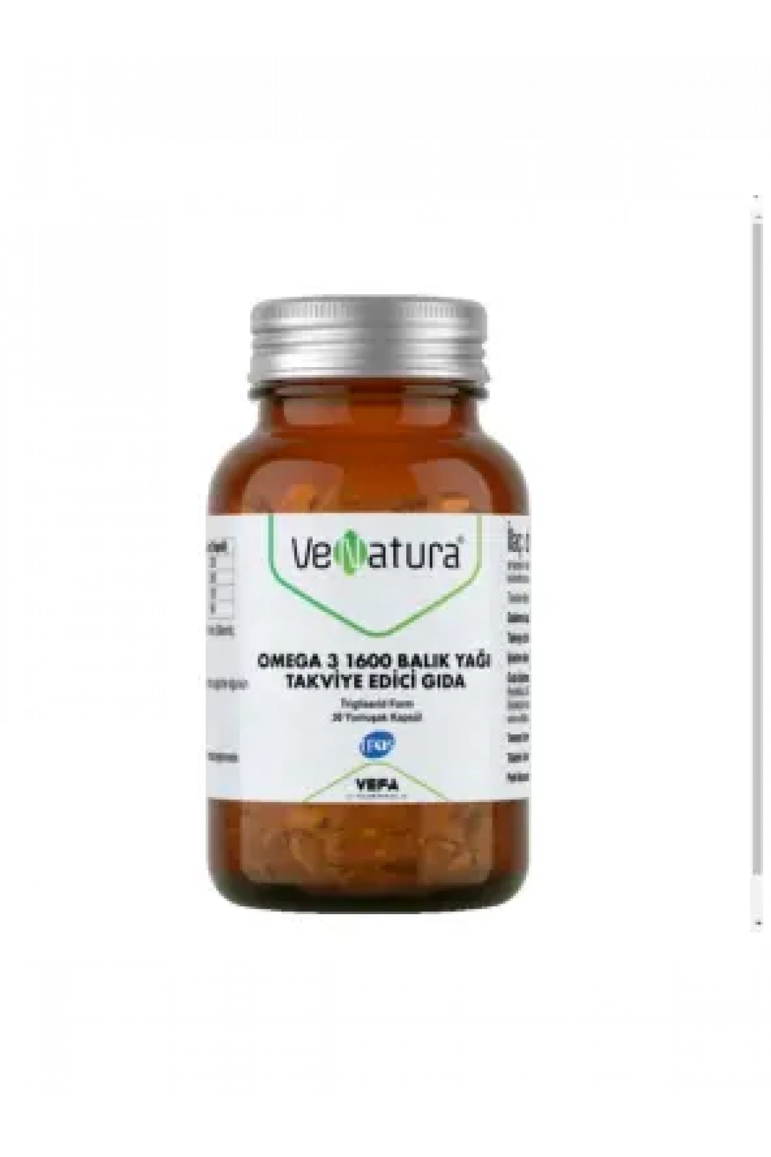 VeNatura Omega 3 1600 Balık Yağı 30 Yumuşak Kapsül