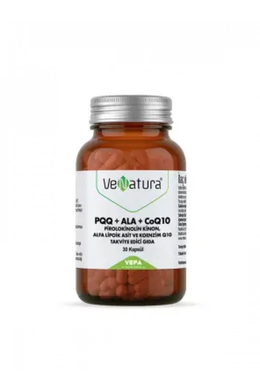 VeNatura PQQ+ALA+CoQ10 Takviye Edici Gıda 30 Kapsül